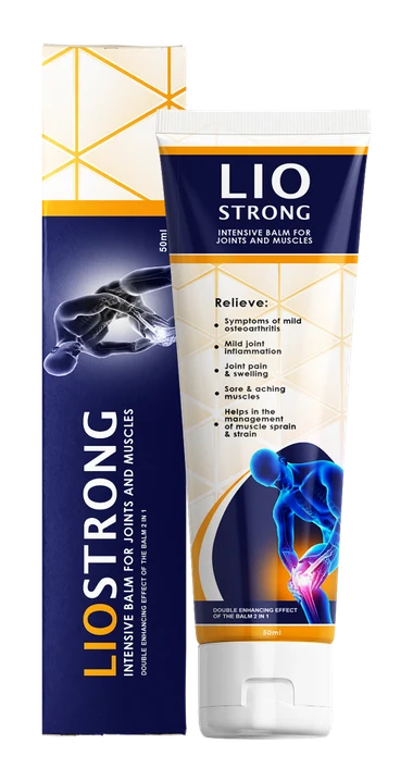 Lio Strong — ინტენსიური ბალზამი სახსრებისა და კუნთებისთვის